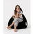 Atelier del Sofa Lazy bag Crni