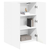 TV zidni ormar Zidne Bijelo 59,5 x 31 x 80 cm Konstruirano drvo