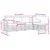 Set vanjskih sofa s jastukom 5 pcs Prirodna i bež