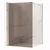 Stena za prhanje Rea Flexi Brown/Chrome 140