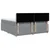 Vidaxl Box spring postelja z vzmetnico svetlo siva 200x200 cm blago