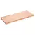 Kupaonska radna ploča svjetlosmeđa 120x50x(2-4) cm masivno drvo