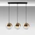 Opviq Luster Bastos-6161, 111cm, 3xE27, 40W, Providni