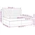 Vidaxl Box spring postelja z vzmetnico moder 200x200 cm blago
