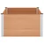 Vidaxl Vrtna visoka greda Rjava 150 x 100 x 54 cm