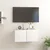 Vidaxl Viseča TV omarica bela 60x30x30 cm