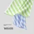 A-Life Set peškira, 2 komada, 32x70cm, Zeleno-plavi