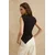 Trendyol Milla Ženska bluza, Crna