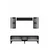 Hanah Home TV komoda Didema 150, antracit / travertin