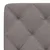 Vidaxl Blazina za vzglavje taupe 120 cm blago