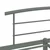 Okvir za krevet sivi metalni 180 x 200 cm