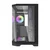 darkFlash Računalniško ohišje DARKFLASH FT418 PRO + 7 ventilatorjev ARGB (črno)