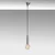 Opviq Luster Tempo-2082, 111cm, E27, 40W, IP20, Srebrne boje