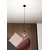 Luster na sajli COSMO 1xE14/10W/230V prečnik 14 cm crna/siva