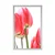 Plakat rdeče polje tulipanov - 40x60 black