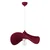 Opviq luster Kelebek-40-3005, 1 × E27, bordo