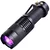 Alu. akumulatorska ZOOM UV LED ročna svetilka IPX4