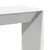 Vidaxl Barska miza bela 102x50x103,5 cm inženirski les