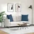 Jastučići za sofu 2 pcs Plava 80 x 80 cm tkanina