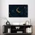 Slika mistična luna na nočnem nebu - 150x100