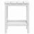 Vidaxl Vrtna miza Adirondack 38x38x46 cm HDPE