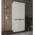 Hanah Home ormar Floransa Star 90, 90 cm, sivi