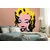 Samolepilna tapeta pop art Marilyn Monroe na rjavem ozadju - 196x270