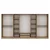 Hanah Home Garderober Kale-7674, 360x210x52 cm, Braon