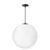 BRILAGI - Luster na sajli POLOS 1xE27/40W/230V prečnik 40 cm crna