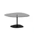 Hanah Home Klub sto Soho 85x40x67cm Tamnosivo-Crni