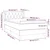 Vidaxl Box spring postelja z vzmetnico krem 80x200 cm blago
