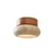 Opviq zidna lampa Worm-S, 1 × G9, hrast / bež