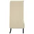 Sofa s visokim naslonom 101cm Krema tkanina
