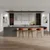 Sollux SL.1528 - Luster na sajli PASTELO 5xG9/8W/230V crvena
