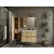OMARICA ZA UMIVALNIK TIGO 80 2S, EVOKE OAK, 2 PREDALA, UTORJENA FRONTLA, STENSKA