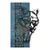 Whispering Timber -1 - Blue, Black BlueBlack Decorative Wooden Wall Accessory