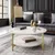 Hanah Home Versy Sto za dnevnu sobu, Belo-Zlatna