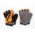 Rukavice CROSSER CG-501 SHORT FINGER black/orange L