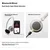 Edifier Bluetooth slušalice, Bele