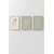 Wallity Dekorativna slika Artsycllct13, 33x48cm, 3 dela