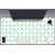 Decormat Namizna podloga Symmetrical pattern 90x45 cm