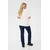 KAFFE CURVE Majica srebrna/bela