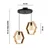OPVIQ Luster Hexagon Double B Glass