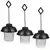 Grundig - LED kamperska lampa LED/3xAA 3000/4500/6000K IP44 crna
