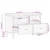 Vidaxl TV omarica 70x33x46 cm trden mangov les