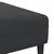 Sofa 3 pcs Crna 250 x 188 x 76 cm Baršun