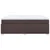 Vidaxl Box spring postelja z vzmetnico temno rjav 200x200 cm blago