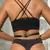 Subblime Fetish Chest Harness Leather Chains Black
