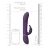 Vive Nari Vibrating & Rotating Beads G-Spot Rabbit Purple