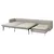 SÖDERHAMN Sofa ležaj 4-sed, s lenjivcem/Viarp bež/smeđa
